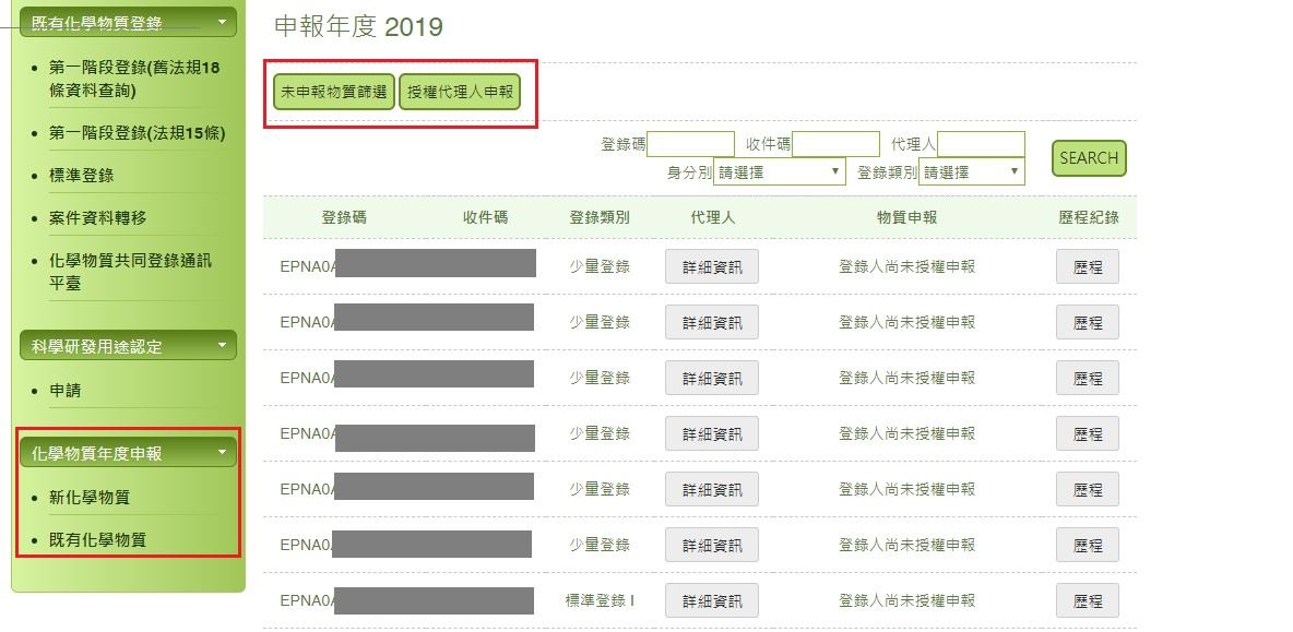 Taiwan,Chemical,New,Existing,Substance,Registration,Annual Report